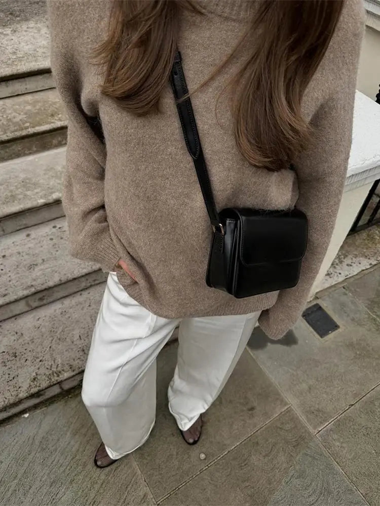 Oversized stickad tröja – Perfekt för en avslappnad och stilren look4