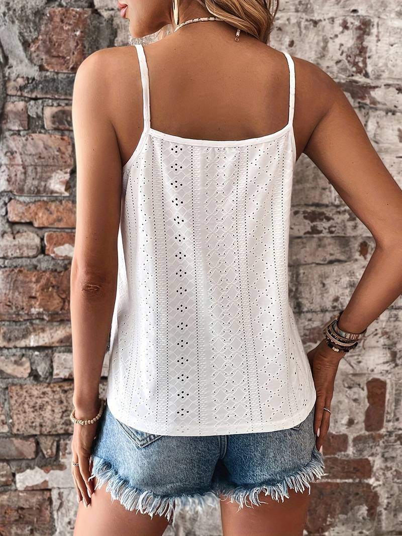 Damens ärmlösa design-casual fit-mjuk bomull 2