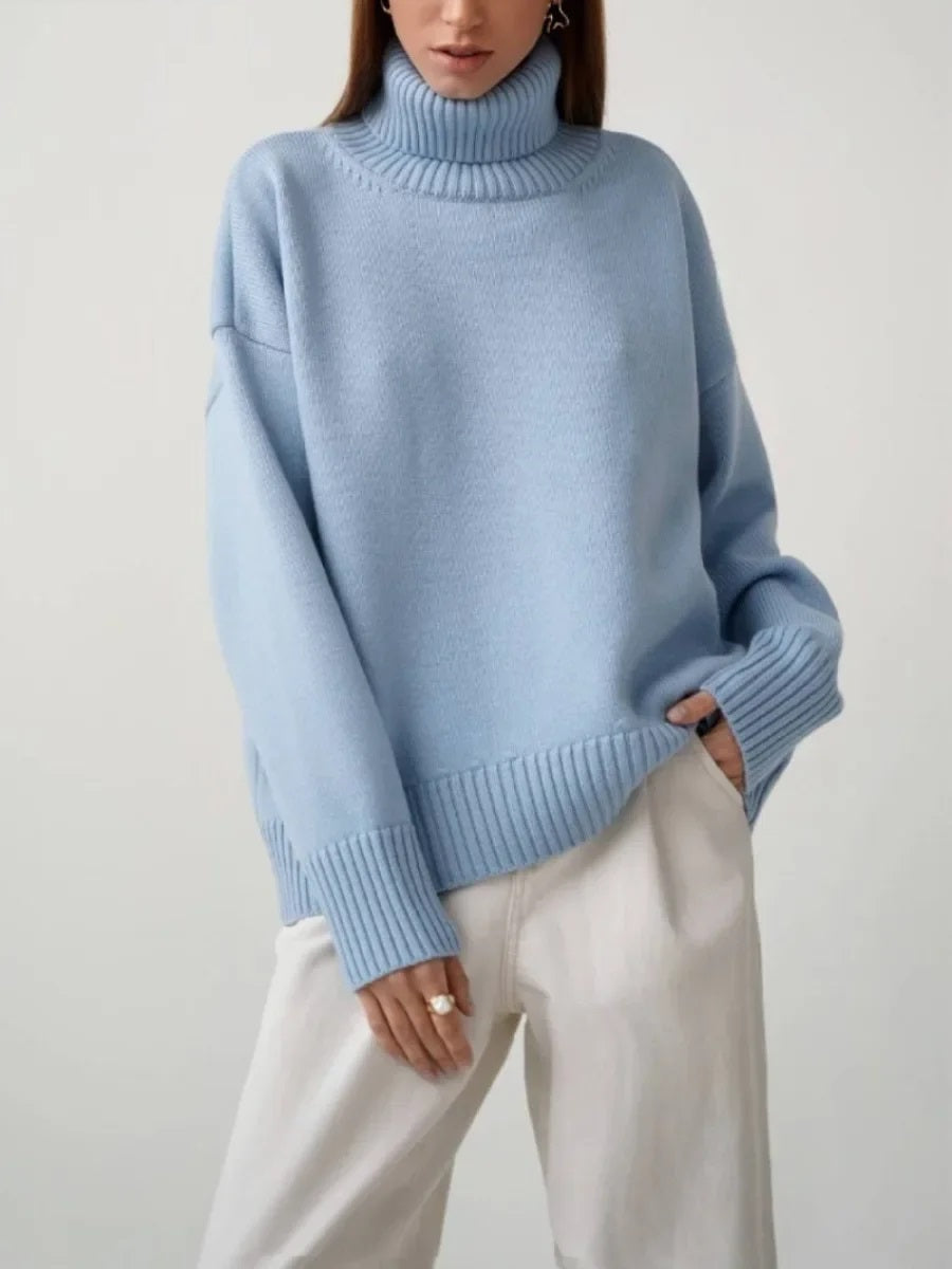 Polotröja i oversized passform – Värmande stil för alla tillfällen